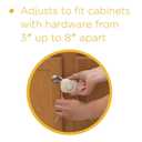 Safety 1st OutSmart Flex Lock, White, 4 Pack