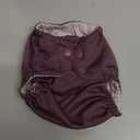 Esembly Cloth Diaper Outer - Waterproof Cloth Cover and Reusable Swim Diaper, Breathable Layer Over Absorbent Inner for Blowout-Proof Diapering - Size 1 (7-17 lbs), Plum