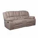 Grey Recliner Couch With Cup Holders