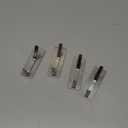 Taozun Upgraded 4-Pack Brushed Stainless Steel Adhesive Hooks - Stylish Bathroom & Coat Hooks Holder for Towels, Robes