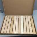 bingaai Cedar Wood Shower Mat, Cedar Wooden Bath Mats, Wood Bath Mat 23.6 15.7 in, Shower Stall Mat Non-Slip for Bathroom Bathtub Spa Sauna Garden Home, Wooden Floor Mat Large for Indoor and Outdoor