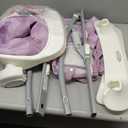 Graco® Jumpstart 4-in-1 Adjustable Infant Activity Bouncer & Jumper Versatile Baby Swing Floor Seat and Kids Chair with Snack Tray Lilac Mod