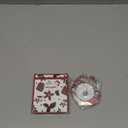 Mulumu 2025 Christmas Tree Ornament Picture Frame Metal Hanging Pendant Holiday 2" Photo Frame Charm Decorative of Pets, Baby First Christmas, Family (2025 Style 3)