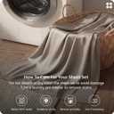 Bedsure King Size Sheets Set, Cooling Sheets for Hot Sleepers, Rayon Derived from Bamboo, PureWoven, Breathable & Soft, Deep Pocket Up to 16 Inches, Hotel Luxury Silky Bedding, Simply Taupe