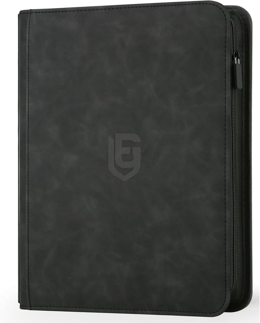 1024 Pocket Card Binder,16 Pocket Trading Card BinderSide Loading Collectible Card Albums for MTG, for TCG Football, Sports, Game Cards Black