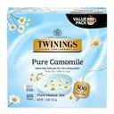 Twinings Pure Camomile Herbal Tea Individually Wrapped Bags, 100 Count (Pack of 1), Delicate for Relaxation, Naturally Caffeine-Free, Enjoy Hot or Iced, 100 Teabags, BB 21 OCT 2028