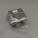 HOMOTEK Passage Sliding Door Pull Satin Nickel Without Switch Plate - Replace Old Or Damaged Pocket Door Pull Quickly and Easily, 2-3/4x2-1/2, for 1-3/8 Thickness (No Lock-Brushed Nickel)