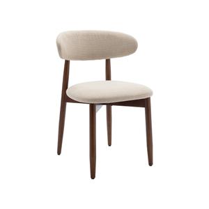 COLAMY Upholstered Open Back Dining Chair, 4 Pack