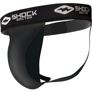 Shock Doctor Athletic Supporter Jockstrap, For Sports Support, Football, Baseball, Lacrosse & More, Mens (Small, Black)