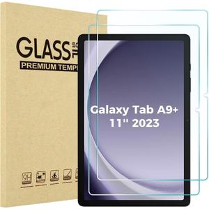 ProCase 2 Pack Screen Protector for Galaxy Tab A9 Plus 11 Inch 2023, HD Tempered Glass 9H Film Guard for 11" Tab A9+ 5G Tablet (SM-X210/X216/X218)