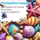 100 Piece Puzzles for Kids Ages 4-6 6-8 8-10, Shells Sailboat Cats & Dogs Jigsaw Puzzles, Fun & Engaging Kids Puzzle, for Boys and Girls Puzzle Toys as Home Decor