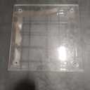 Clear Acrylic Square Display Riser Stand Kit, 7.75" x 7.75" Panels, 11.75" Rods, Multi-Tier (Unassembled), 19 Square Panels, 44 Rods