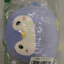 Soft Flat Purple Penguin Plush Hugging Pillow Cute Blue Penguin Stuffed Animal with Crown Plushies Toys Kids Anime Cushion for Birthday, Valentine's Day, Christmas