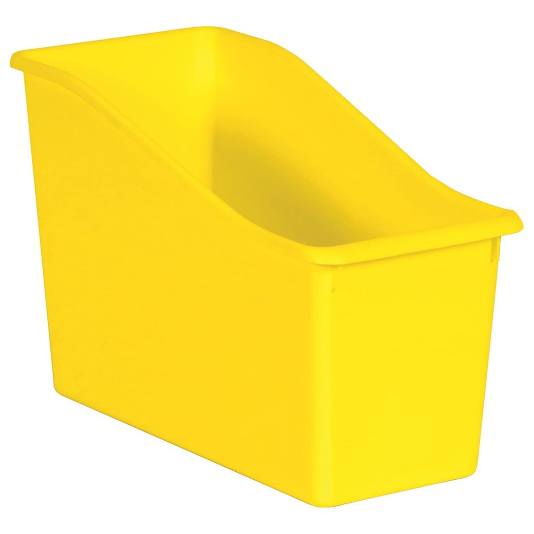 Teacher Created Resources Yellow Plastic Book Bin (1 Count (Pack of 1))