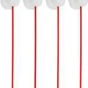 Angoily Flexible Red Spray can Straw with Adjustable Nozzle Extension for Precise Aerosol Spray Application in Home and Garden Extra Long Reusable can Straw Accessory