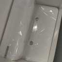 OAPRIRE Electric Toothbrush Holder for Bathroom, Acrylic Electric Toothbrush Holder Wall Mounted Come with Cable Organizer, Saving Space and Convenient Charging - White