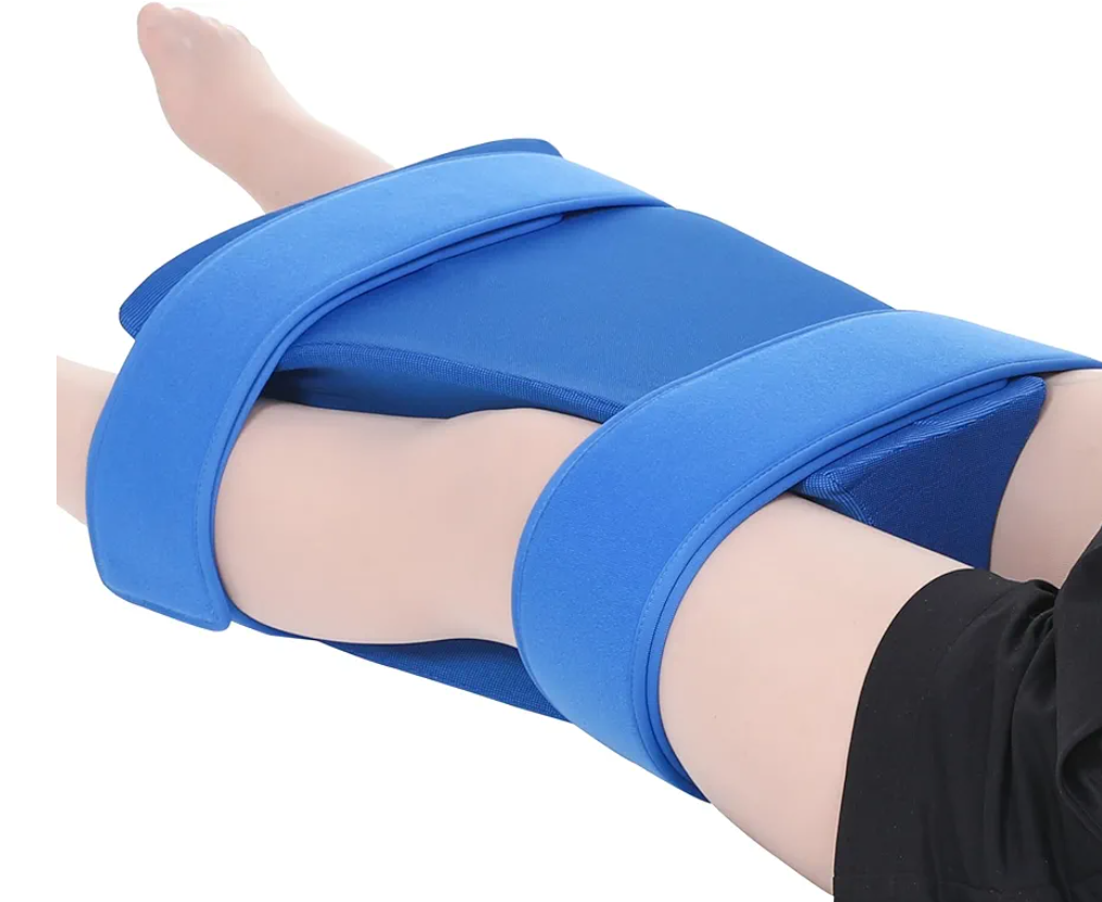 TYYIHUA Hip Abduction Pillow - Hip Surgery Pillow with Pillow Cover - Comfortable Foam Pillow for Hip Replacement Surgery After (Medium)