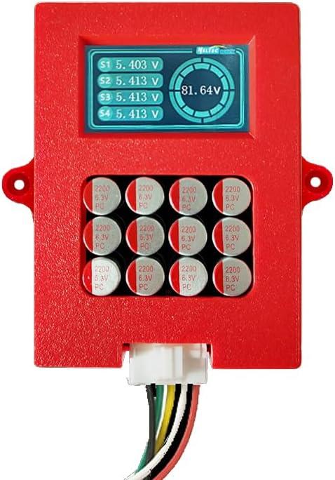 4S 6S 8S Active Balancer with Voltage Display Lifepo4 Equalizer Lipo/LTO Battery Voltage Tester (4S Lifepo4 lipo)