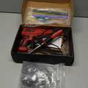 RX WELD Plastic Welder, 2 in 1 Welding Kit Repair Welder Kit 1000PCS Hot Stapler for Car Bumper Cracks, Kayaks, Plastic Toys, Patent Number D1052628 (Red)