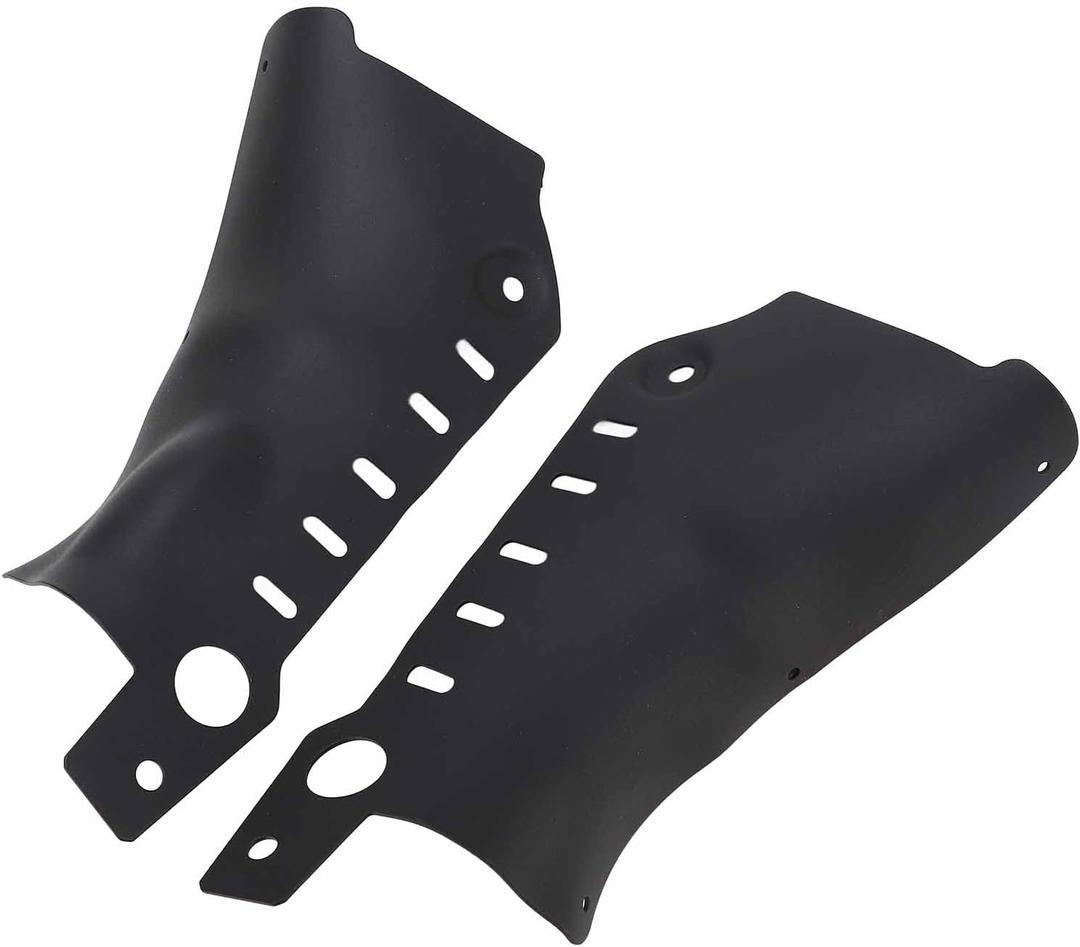 Chassis Coolant Pipe Guard Chassis Coolant Pipe Guard Steel 2 Pcs Chassis Coolant Pipe Guard Lower Condenser Tube Cover Replacement For 2021 to 2023