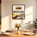 upsimples 10x20 Picture Frame, Wall Decor Poster Frames, Black 1 Pack