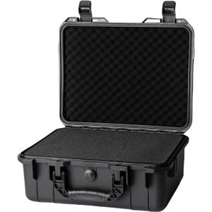 Hard case Waterproof Hard Case with DIY Customizable Foam Insert Portable Protective for Camera Drones Equipments Tools Test Instruments 16.9''x13.7''x7.1''
