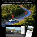 4K+4K Dash Cam Front and Rear, Free 128GB Card Included, 5.8GHz WiFi Dash Camera for Cars, Built-in GPS, G-Sensor, 170Wide Angle, 3" IPS Screen, 24H Parking Mode, Support 512GB Max