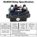 63P-81950-00-00 Relay for Yamaha 4 Stroke Outboard 4 Stroke Engine F150 & 250 40HP 50HP 60HP 75HP 90HP 115HP 150HP 200HP 225HP 250HP TRM6003 Boat Trim Relay 2 Pins Replace 63P819500000 TRM6003