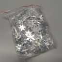 Cinnvoice Christmas Mini Snowflake Garland 144 Inches Snowflake Ornaments Streamers Christmas Tree Decorations for Home Winter Events Holiday Party Supplies