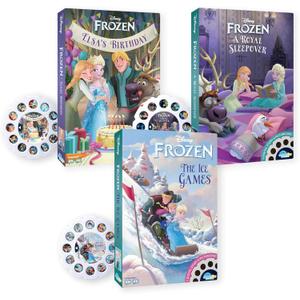 Moonlite Storytime Storybook Reels, 3 Story Set, Disney Frozen Stories, Digital Stories for Projector, Toddler Early Learning Gifts for Kids Ages 1 Year and Up - Projector Sold Separately