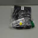 Ecirod Womens Spaghetti Strap High Slit Bodycon Maxi Dress Square Neck Backless Party Club Dresses (Medium, Black)