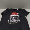 Merry Christmas Lights Red Santa Hat Xmas Family Men Women T-Shirt