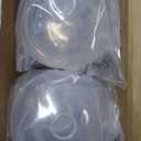 Nuanchu 4 Pieces Sippy Spout Nipples Compatible with Comotomo Baby Bottles, Duckbill Cross Silicone Replacement Nipples Sippy Cup Variable Flow Conversion