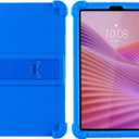 Case for Lenovo Tab One 8.7 Inch Tablet 2025 (TB305FU), Kids Friendly Soft Silicone Adjustable Stand Cover for Lenovo Tab K9 Tablet 8.7 inch Tablets (Blue)