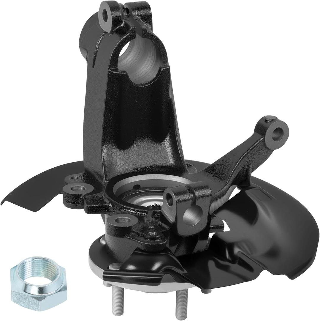 LK144 Front Steering Knuckle Wheel Bearing Hub Assembly Compatible with Ford Escape 2013 2014 2015 2016 2017 2018 2019 Replace for CV6Z2K004C, CV6Z3K185B, GV6Z1104A (Right Passenger Side)