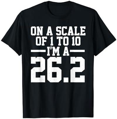 Cool Marathon Runner Design For Men Women Marathon Running T-Shirt ,L