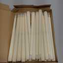 Tuanse 24 Pack Flameless Flicker Taper Candles Bulk with Remote and Timer, Battery Operated LED Warm White Taper Candles Light for Home Wedding Decoration Gifts (Beige,11 Inch)