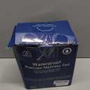 Padded Queen Mattress Protector, Breathable Waterproof Mattress Pad Cover Fitted Deep Pocket 8"-21", Soft Noiseless Mattress Cover Washable Cooling for Home Hotel Bedroom, White