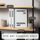 Decorative Books for Coffee Table  Set of 3 Modern Faux Books for Home Decor, Bookshelf & Living Room Styling