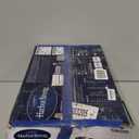 52 Inch Black Flush Mount Ceiling Fan with Light, 3CCT Dimmable LED, 6-Speed Remote Control, Reversible Motor,Quiet Low Profile Energy-Efficient for Bedroom & Living Room,ETL Listed