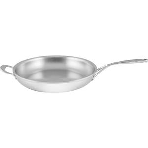 Demeyere Atlantis Proline 12.6-inch Stainless Steel Fry Pan with Helper Handle