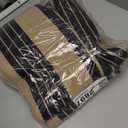 OJIA Outdoor Area Rugs 4'x6', Black and Tan Outdoor Rug Machine Washable Patio Rugs Cotton Hand Woven Entryway Rug Indoor Rugs for Bedroom/Porch/Deck/Backyard/Camping/Living Room