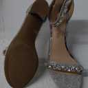 DREAM PAIRS Women's Chunk Low Heel Pump Sandals, Size 6.5