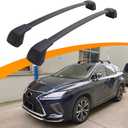Aluminum Roof Rack Cross Bars Fit for 2016-2022 Lexus RX RX350 RX350L RX450h RX450hL with Flush Side Rails, Aerodynamic Rooftop Cargo Carrier Luggage with Anti-Theft Lock