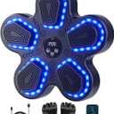 Music Boxing Machine, Bluetooth Punching Trainer with Boxing Gloves, Wall Mount Boxing Target Equipment for Adults Kids, Boxing Workout Equipment Pad for Home, Office, Gym, 10 Modes & 9 Speeds