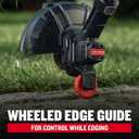 CRAFTSMAN V20 Cordless 10 in. WEEDWACKER String Trimmer and Edger Kit with 2.0 Ah Battery and Charger (CMCST915D1)