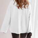 BTFBM Oversized Cardigan Sweaters for Women Trendy Fall Fashion 2025 Button Down Long Sleeve Chunky Knit Cardigans (White, L)