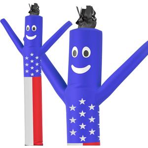 LookOurWay Air Dancers Wacky Waving Inflatable Tube Man Attachment - 7 Feet Tall Advertising Air Dancer Waving Man Inflatable Tube Guy - Blower Not Included - American Flag LookOurWay Air Dancers Wacky Waving Inflatable Tube Man Attachment - 7 Feet Tall Advertising Air Dancer Waving Man Inflatable Tube Guy - Blower Not Included - American Flag