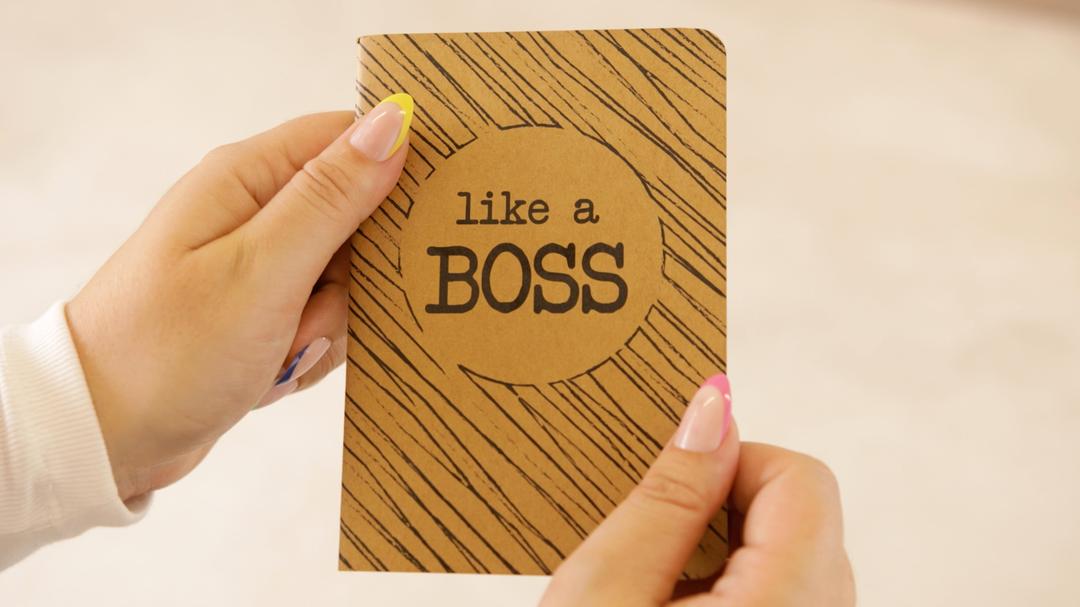 Paper Junkie 6 Pack A6 Notebook Bulk - Brown Kraft Paper