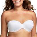 Maidenform Womens Live In Luxe Full Coverage Strapless Multiway Dm9472 Bras, White, 34C US